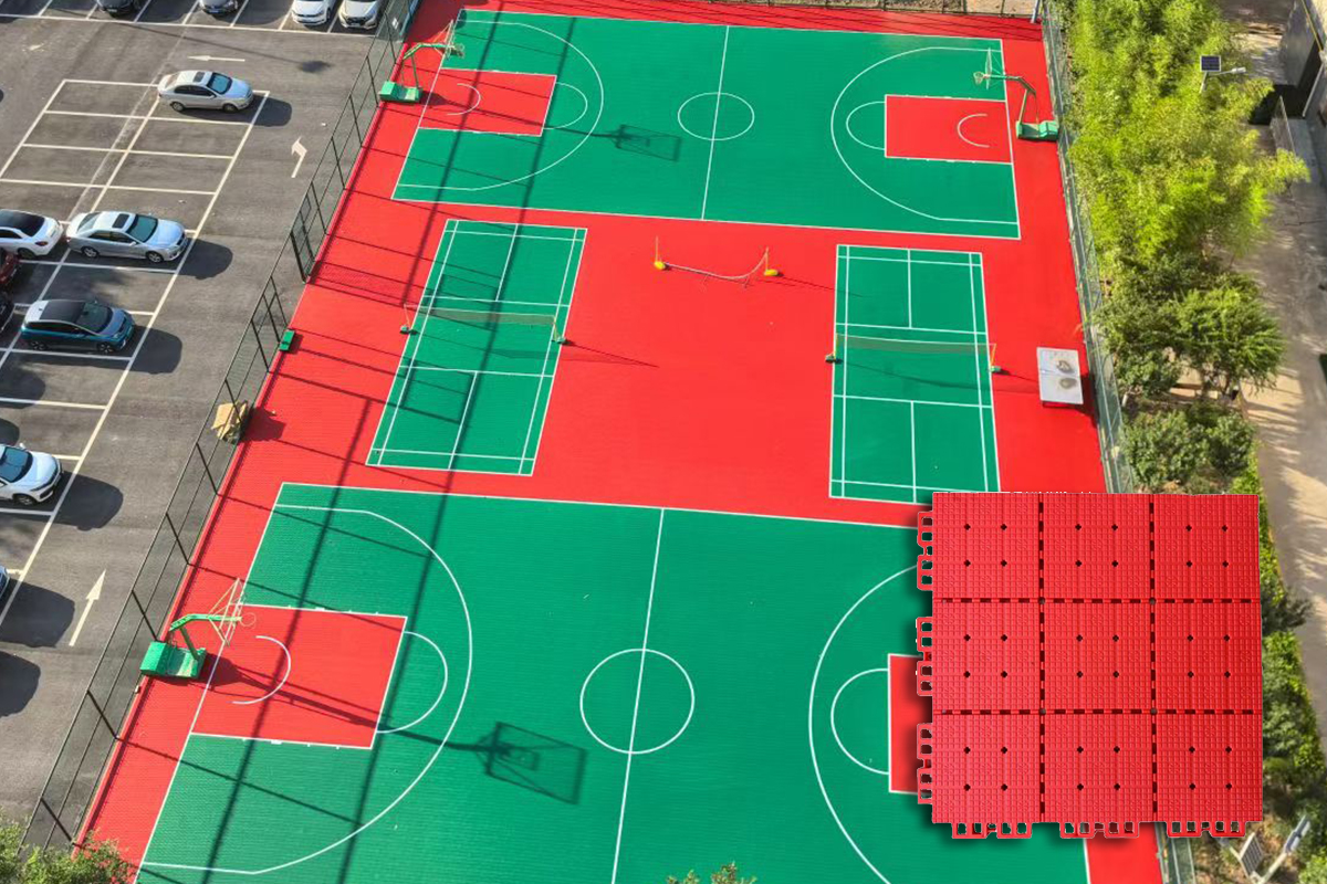 Professional Competition-Grade Interlocking Suspended Flooring