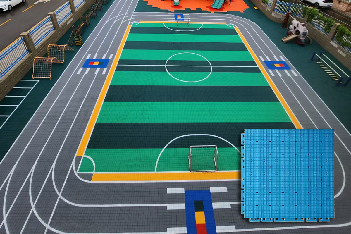 Campus/Community Sports Interlocking Suspended Flooring