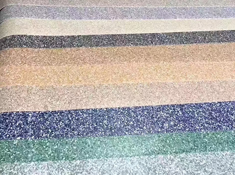 Heterogeneous Plastic Flooring